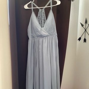 Dusty blue bridesmaids dress size 16